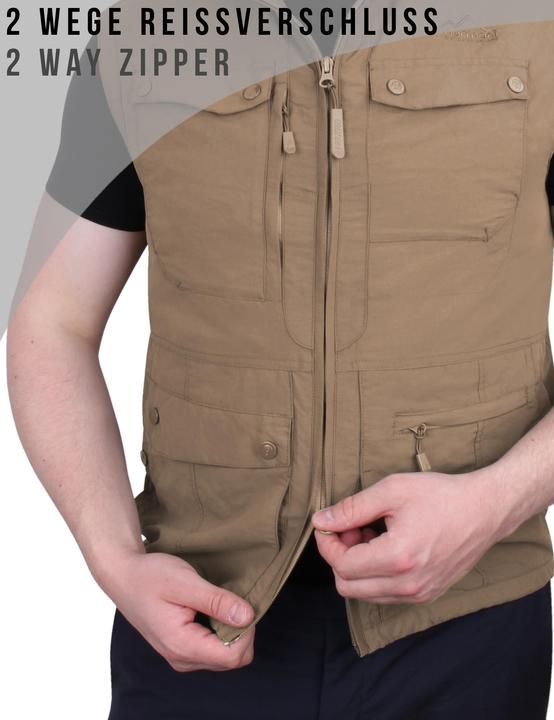 Produktbild Normani Herren Outdoor Weste Kudu (L)
