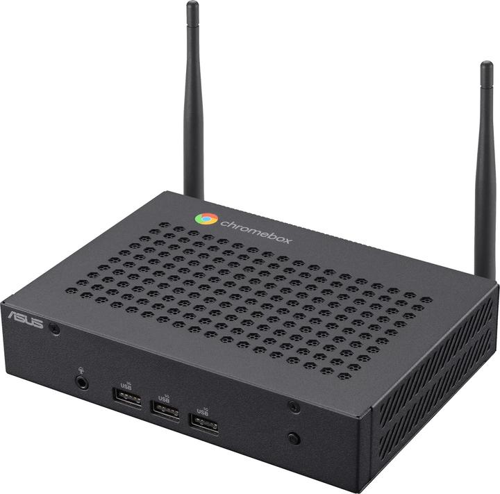 Produktbild ASUS CHROMEBOX CF40-BC012UN (Celeron N4500 Fanless, 64GB eMMC, WiFi6, BT, HDMI, DP, VESA, ChromeOS) (Intel Celeron N4500, 8 GB, Intel UHD Graphics)
