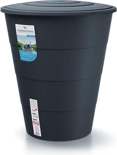 Produktbild Waterform Regenwasserspeicher 210l SMOOTH smooth gray (210 l)
