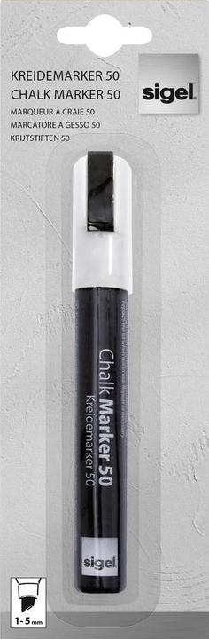 Sigel Artverum chalk marker 20 Round (1-2 mm) (White, 5 mm, 1 x)