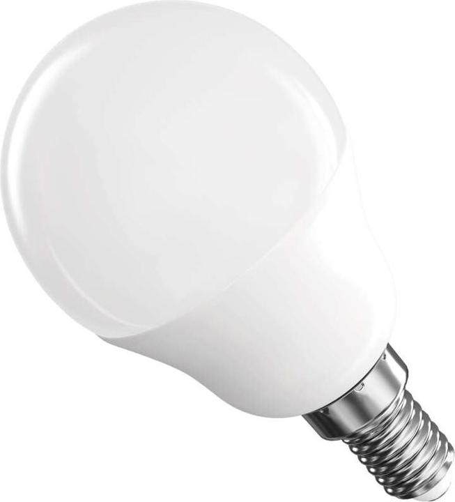 Actual product image Emos LED lamp Basic Mini Globe / E14 / 5.5 W (40 W) / 470 lm / Warm white (E14, 5.50 W, 470 lm, 1 x, F)