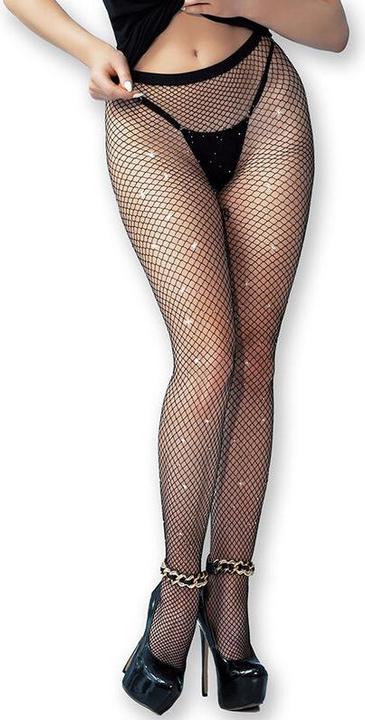 Produktbild Chilirose Strass-Netzstrumpfhose CR4654 (S, M)
