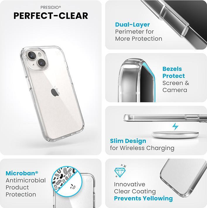 Image du produit speck iPhone 15 clair Hulle (Apple iPhone 15, Apple iPhone 14, Apple iPhone 13)
