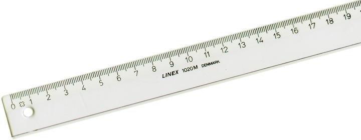 Actual product image Linex Ruler with ink edge (40 cm)