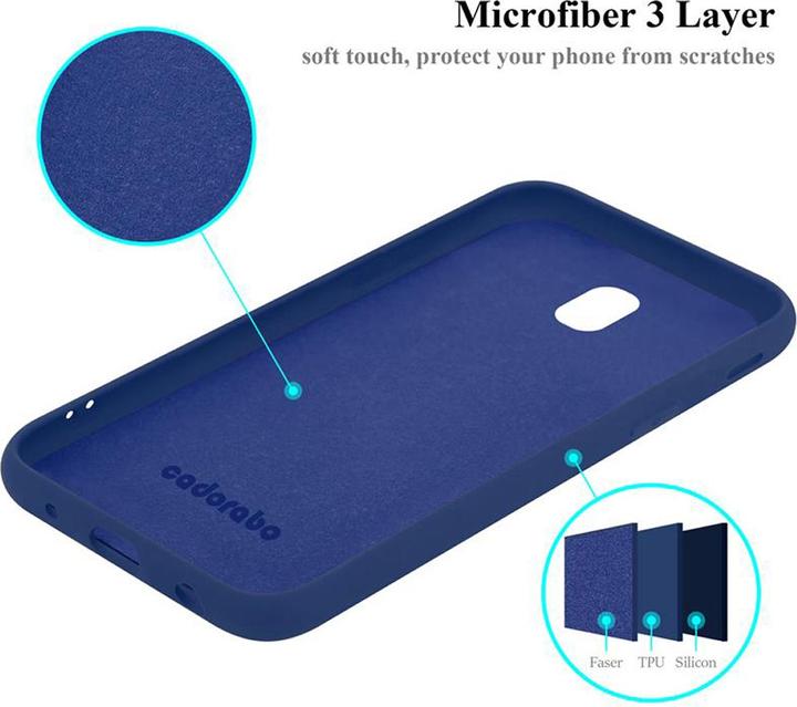 Actual product image Cadorabo TPU Liquid Silicone Case Cover (Samsung Galaxy J7 2017)