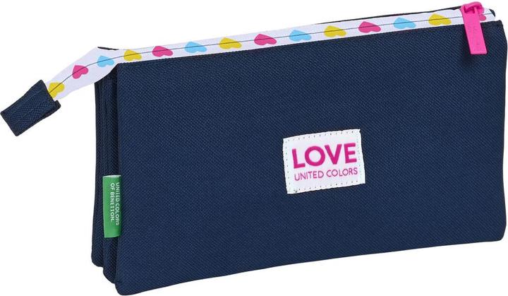 Image du produit Benetton Triple pochette multi-usages Love 22 x 3 x 12 cm
