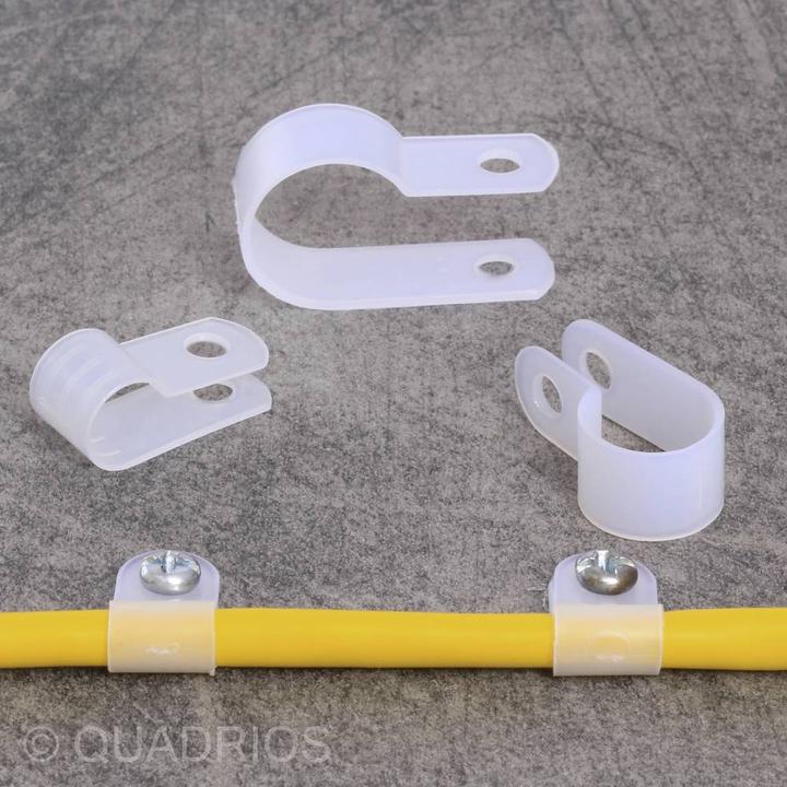 Actual product image Quadrios 22CA151 Fixing clamp screwable 22CA151 Bundle Ø range 19 mm (max) Natural 1 set