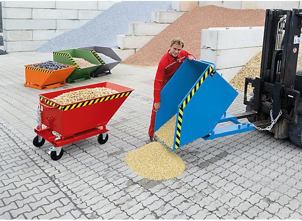 Produktbild eurokraft pro Kippmulde mit Klappmechanismus (250 l)