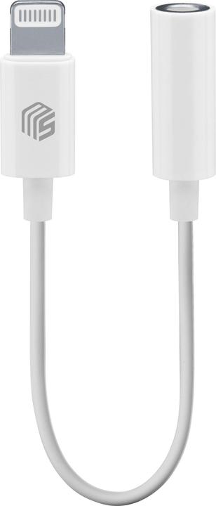 Produktbild Music Sound Cellularline MFI Audio Adapter Kabel Lightning zu 3,5mm Klinkenanschluss White (Lightning, 3.5mm Klinke)