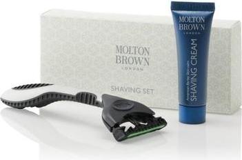 Actual product image Molton Brown Shaving Kit Luxury Collection Set with Shaving Razor 1 Blade and Shaving Cream (Aftershave lotion)