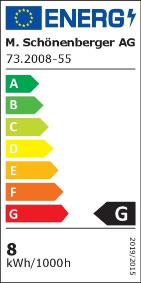 Energie-Label Schönenberger LED Gartenstrahler CHARLY 8W (IP55 Stecker) (560 lm, IP67)