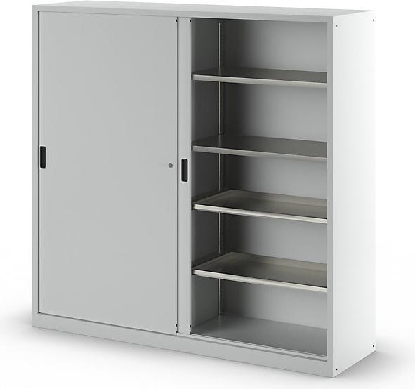 Produktbild Lista Schiebetürenschrank mit Vollblechtüren (200 cm, 195 cm)