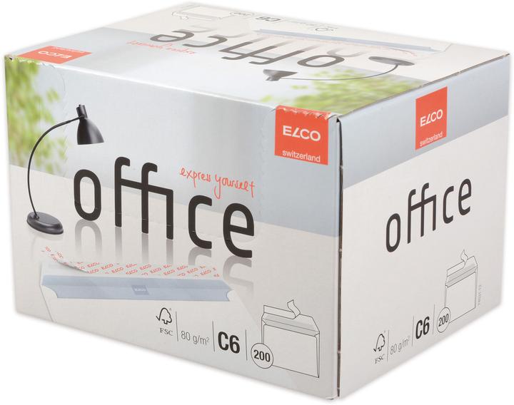 Image du produit Elco Bureau des enveloppes, sans fenêtre (C6, 200 x)