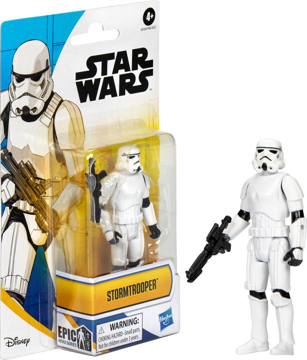 Produktbild Hasbro STAR WARS Epic Hero Series Stormtrooper Actionfigur & Zubehör, Spielzeug für 4-jährige Jungen und Mä