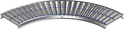 Actual product image Gura Lightweight roller conveyor, aluminum frame with aluminum rollers
