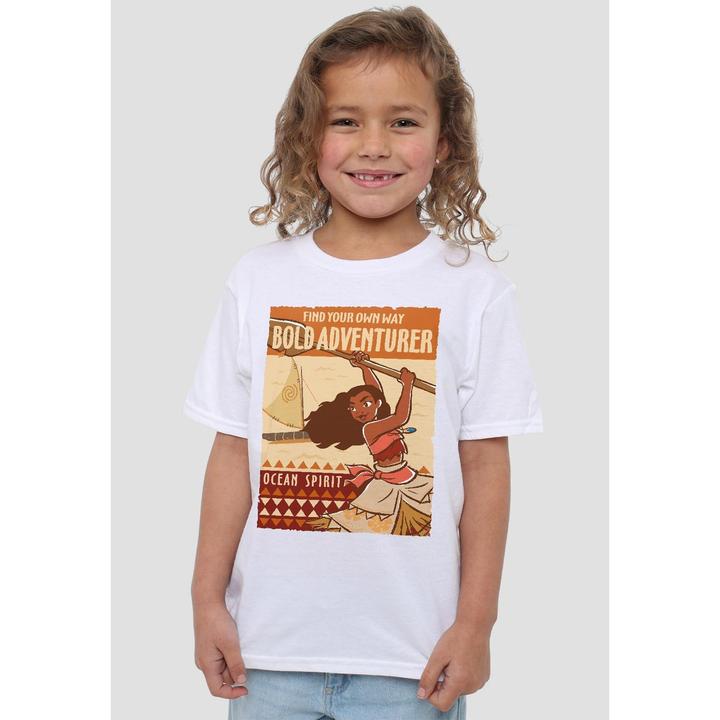 Immagine prodotto Moana Bold Adventurer Maglietta Bambini (152, 158)