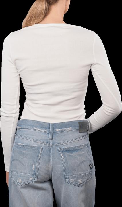 Actual product image Tommy Jeans Tjw Slim Essential Rib Ls (S)
