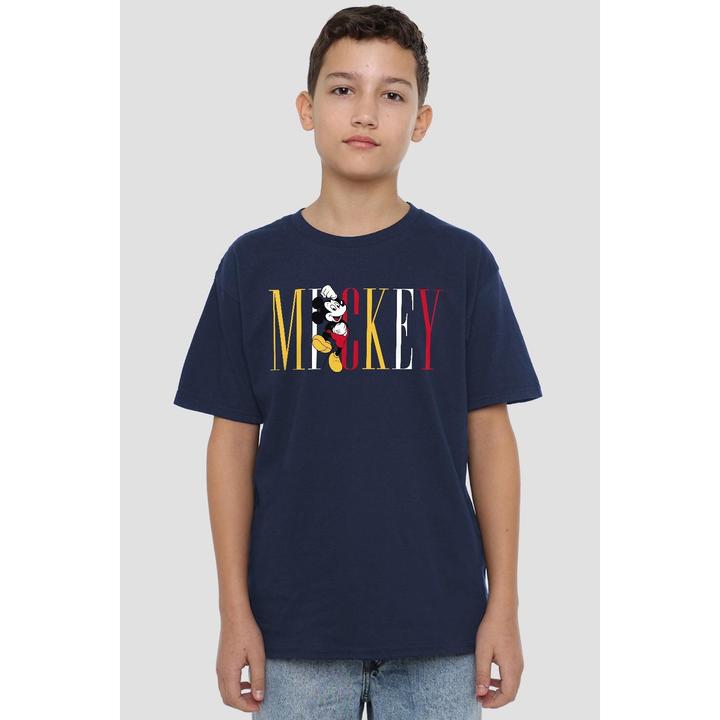 Actual product image Disney Childrens/Kids Mickey Mouse Multicolour Name T-Shirt (152, 158)