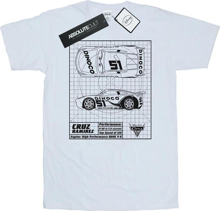 Disney Cars Cruz Ramirez Blueprint TShirt (M)