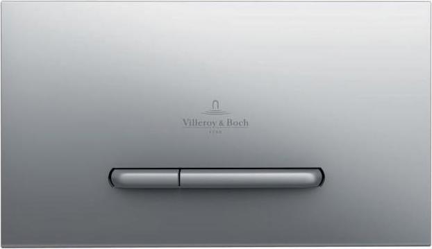 Produktbild Villeroy & Boch V&B Betätigungsplatte ViConnect E300 253x145x20mm chrom matt