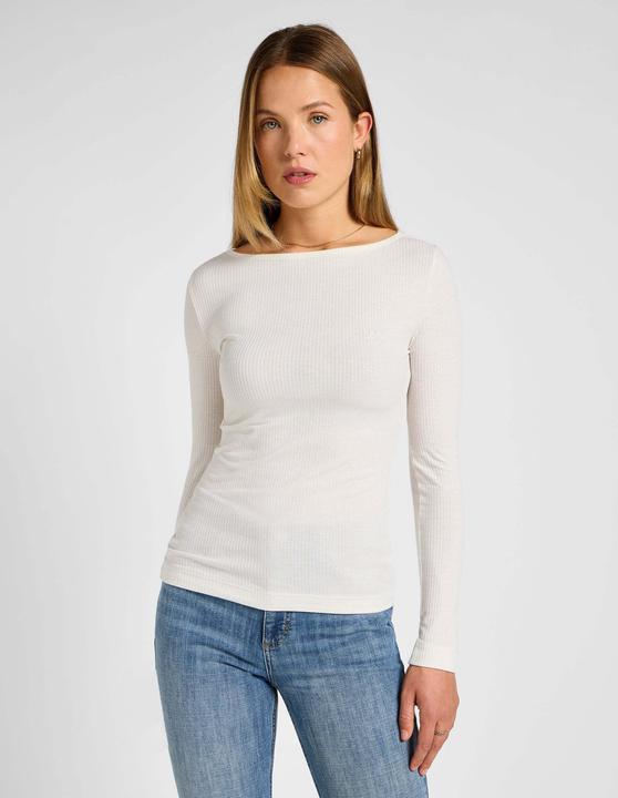 Immagine prodotto Lee Camicia a maniche lunghe Tee con collo a barca (XS)