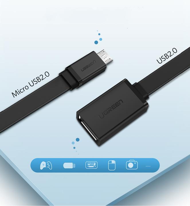 Produktbild Ugreen Micro USB 2.0 OTG Adapter Cable (0.10 m, USB 2.0)