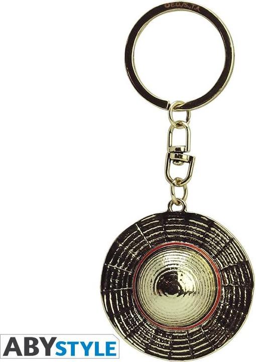 ABYstyle ONE PIECE - Chapeau de Luffy - Porte-Cles 3D