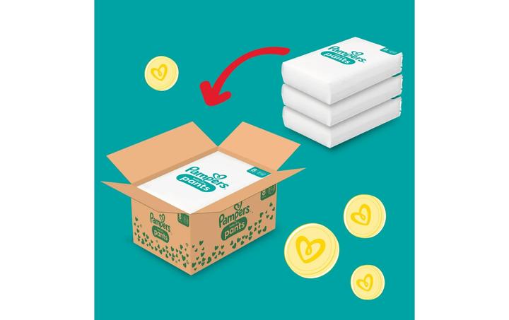Actual product image Pampers Baby-Dry Pants (Size 8, Monthly box, 117 Piece)
