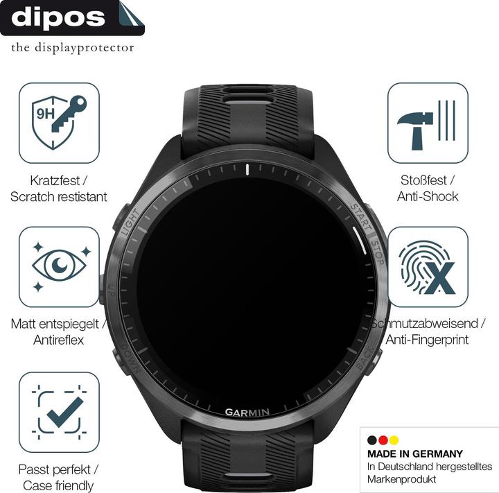 Actual product image Dipos Anti-Shock Screen Protector Matte