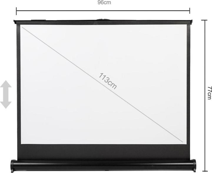 Actual product image Maclean portable projection screen compact desktop 45 4:3 MC-961 (45", 4:3)