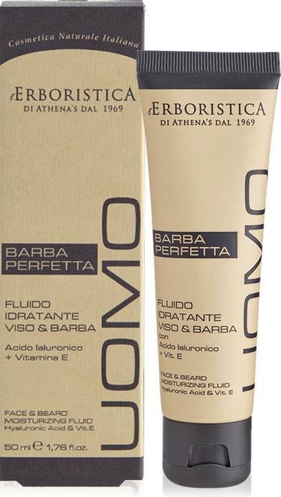 L'Erboristica di Athena's L'ERBORISTICA UOMO Moisturizing Fluid 50ml Face & Beard Extra Light Texture