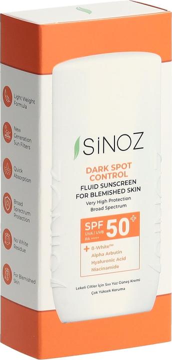 Immagine prodotto Sinoz Dark Spot Control Fluid Sunscreen (Crema solare, SPF 50+, 50 ml)