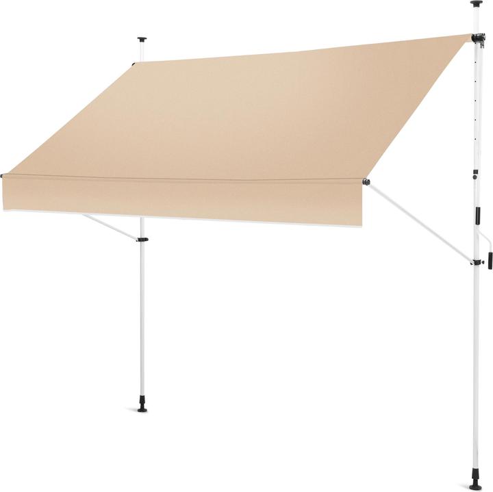 Produktbild Gartenfreude Klemmmarkise Sonnenschutz Balkonmarkise gerader Schnitt (3 m)