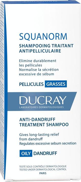 Produktbild Ducray Squanorm Shampoo 200ml (200 ml, Flüssiges Shampoo)
