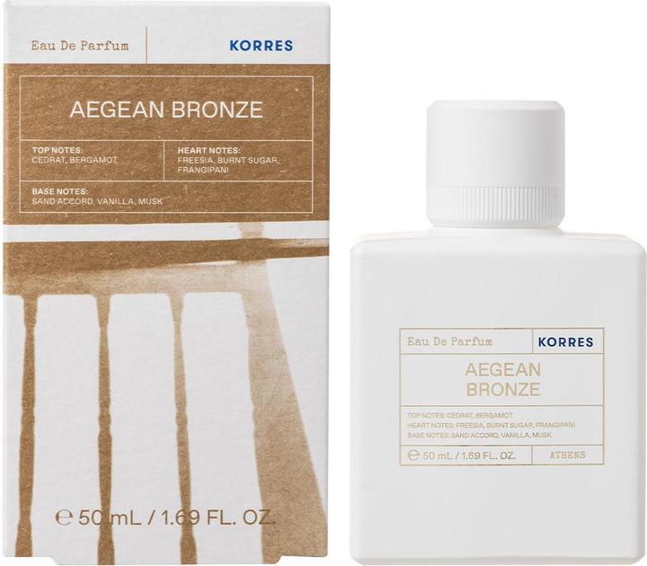 Actual product image Korres Aegean Bronze Eau de Parfum 50ml (Eau de parfum, 50 ml)