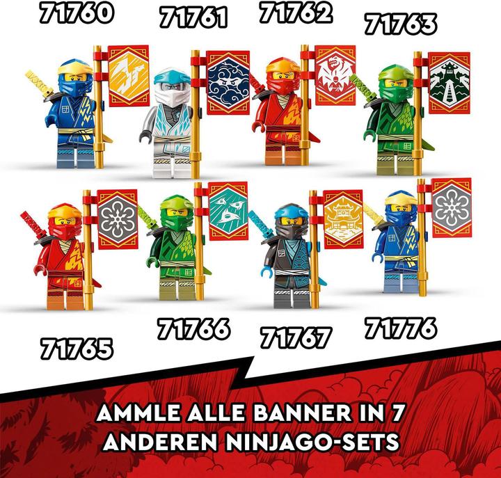 Actual product image LEGO Kai's Fire Dragon EVO (71762, LEGO Ninjago)