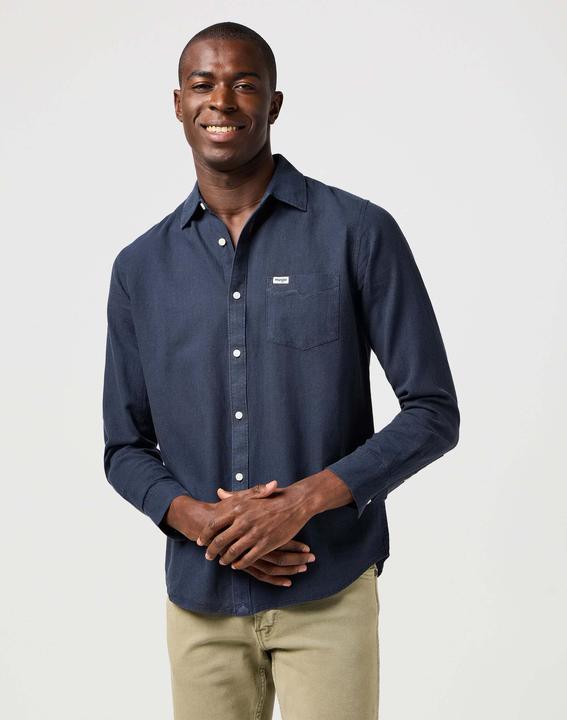 Actual product image Wrangler Leinenhemd 1 Pkt Shirt (S)