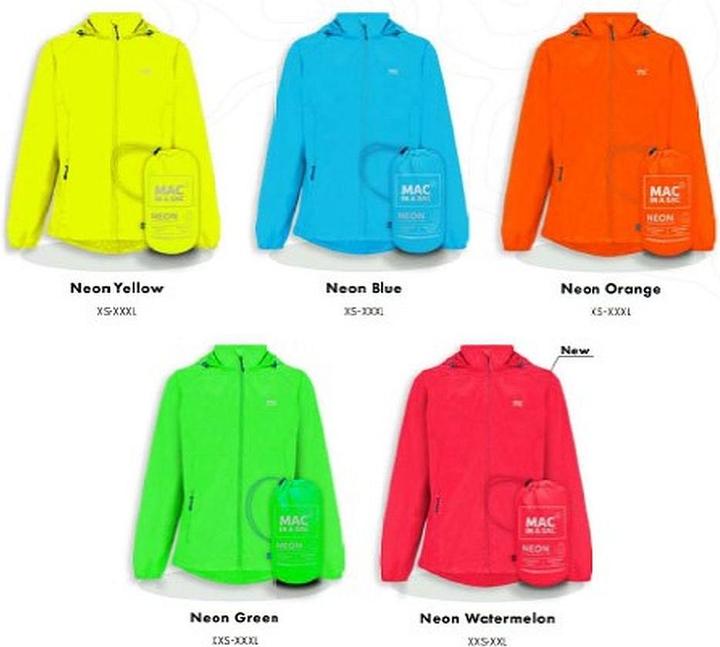 Produktbild Mac in a Sac Regenjacke NEON (XL)
