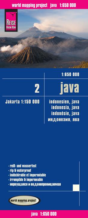 Produktbild Landkarte Java (1:650.000) - Indonesien 2