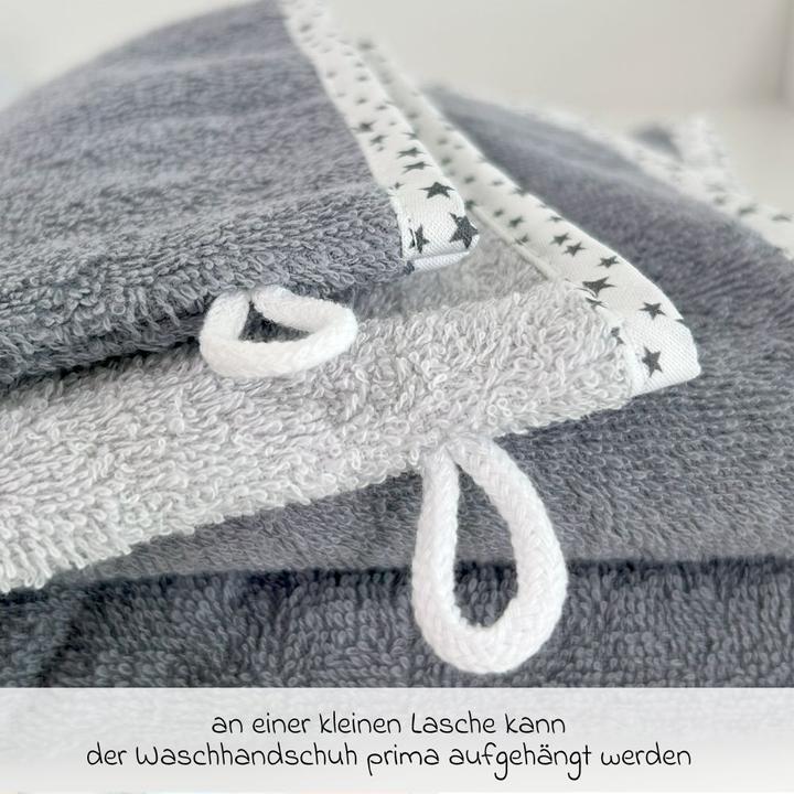 Produktbild Kapuzenbadetücher & Handtücher 3-tlg. Bade-Set - Kapuzenbadetuch