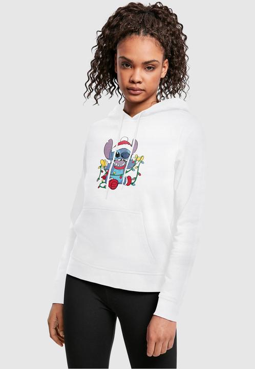 Immagine prodotto Absolute Cult Felpa con cappuccio da donna Lilo And Stitch - Christmas Lights Basic - 114337 (L)