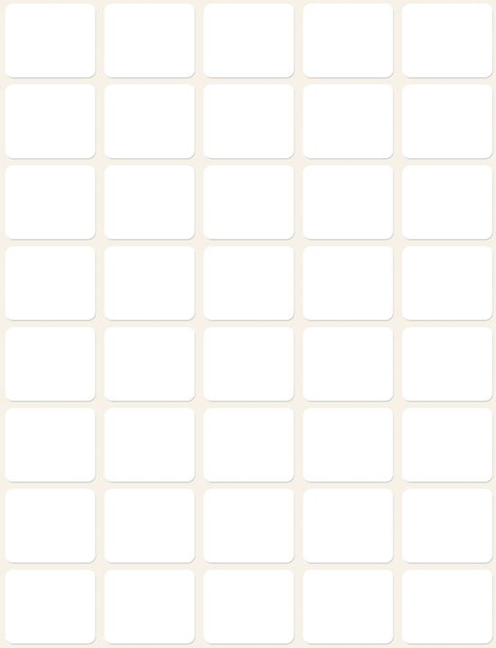 Actual product image Avery Mini organisation labels