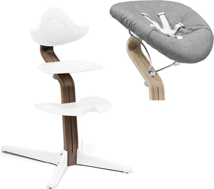 Produktbild Stokke Nomi Walnut Stuhl inkl. Newborn Set (Hochstuhl)