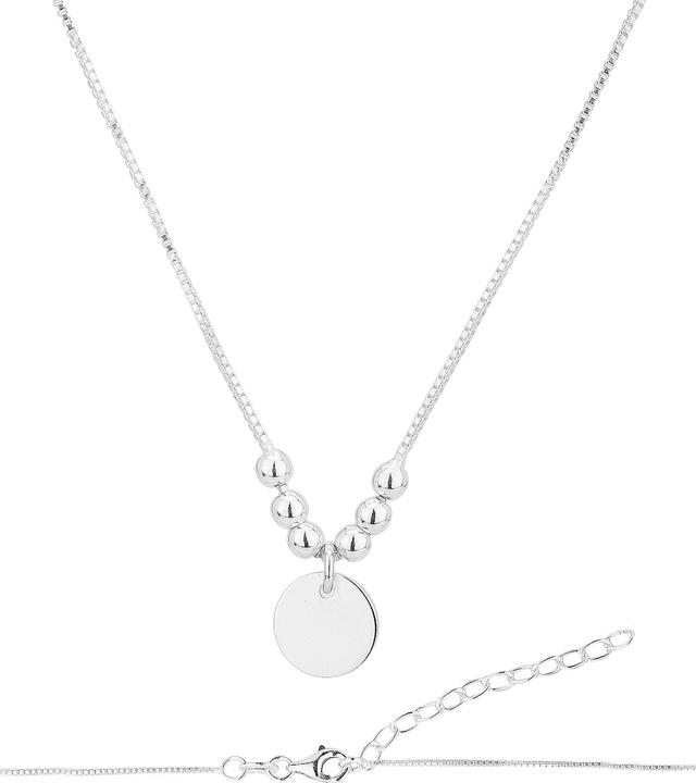 Leyda Halskette Plaquette (Silber 925, 36 - 42 cm)