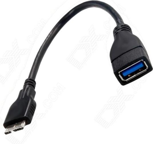 Produktbild Allnet USB 3.0 Adapter OTG Typ A auf USB 3.0 micro 0,15m (0.15 m, USB 3.2 Gen 1)