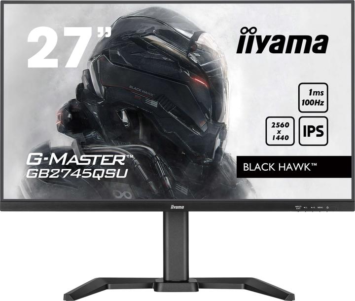 iiyama TFT 27.0/68.5cm G-Master GB2745QSU Black Hawk *black* 16:9 (2560 x 1440 pixels, 27")