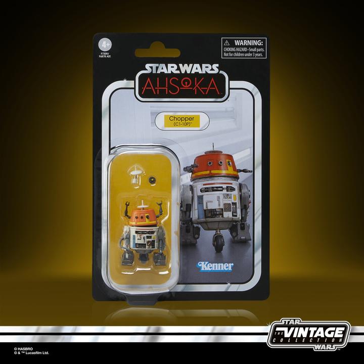 Produktbild Hasbro Star Wars: Ahsoka Vintage Collection Actionfigur Chopper (C1-10P) 10 cm