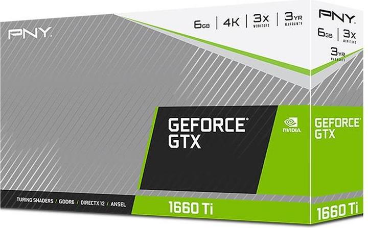 Actual product image PNY GeForce GTX 1660Ti XLR8 Gaming 6GB (6 GB)