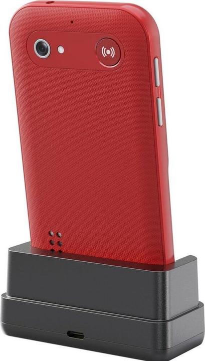 Actual product image Doro Leva L10, Bar, Single SIM, 6.1 cm (2.4"), 2 MP, 1150 mAh, Red (2.40", 2 Mpx, 4G)