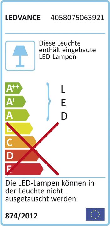 Energie-Label Ledvance Downlight Slim Alu (1350 lm)